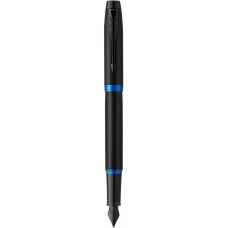 Ручка перьевая Parker IM Professionals Vibrant Rings Marine Blue BT FP F в подар.коробке