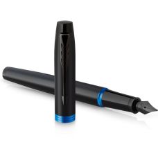 Ручка перьевая Parker IM Professionals Vibrant Rings Marine Blue BT FP F в подар.коробке