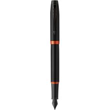 Ручка перова Parker IM Professional Vibrant Rings Flame Orange BT FP F в подар.коробці
