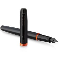 Ручка перова Parker IM Professional Vibrant Rings Flame Orange BT FP F в подар.коробці