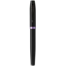 Ручка перьевая Parker IM Professionals Vibrant Rings Amethyst Purple BT FP F в подар.коробке