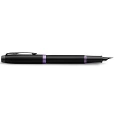 Ручка перьевая Parker IM Professionals Vibrant Rings Amethyst Purple BT FP F в подар.коробке