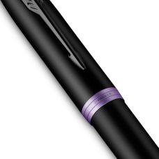 Ручка перьевая Parker IM Professionals Vibrant Rings Amethyst Purple BT FP F в подар.коробке