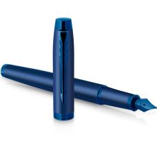 Ручка перьевая Parker IM Professionals Monochrome Blue FP F в подар.футляре