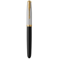 Ручка перьевая Parker Parker 51 Premium Black GT FP F в подар.футляре