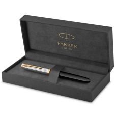 Ручка перьевая Parker Parker 51 Premium Black GT FP F в подар.футляре