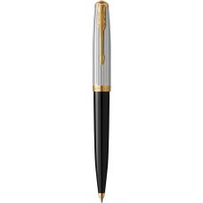 Ручка шариковая Parker Parker 51 Premium Black GT BP в подар.футляре