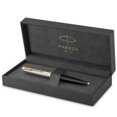 Ручка шариковая Parker Parker 51 Premium Black GT BP в подар.футляре