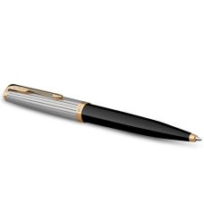 Ручка шариковая Parker Parker 51 Premium Black GT BP в подар.футляре