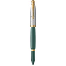 Ручка перова Parker Parker 51 Premium Forest Green GT FP F в подар.футлярі