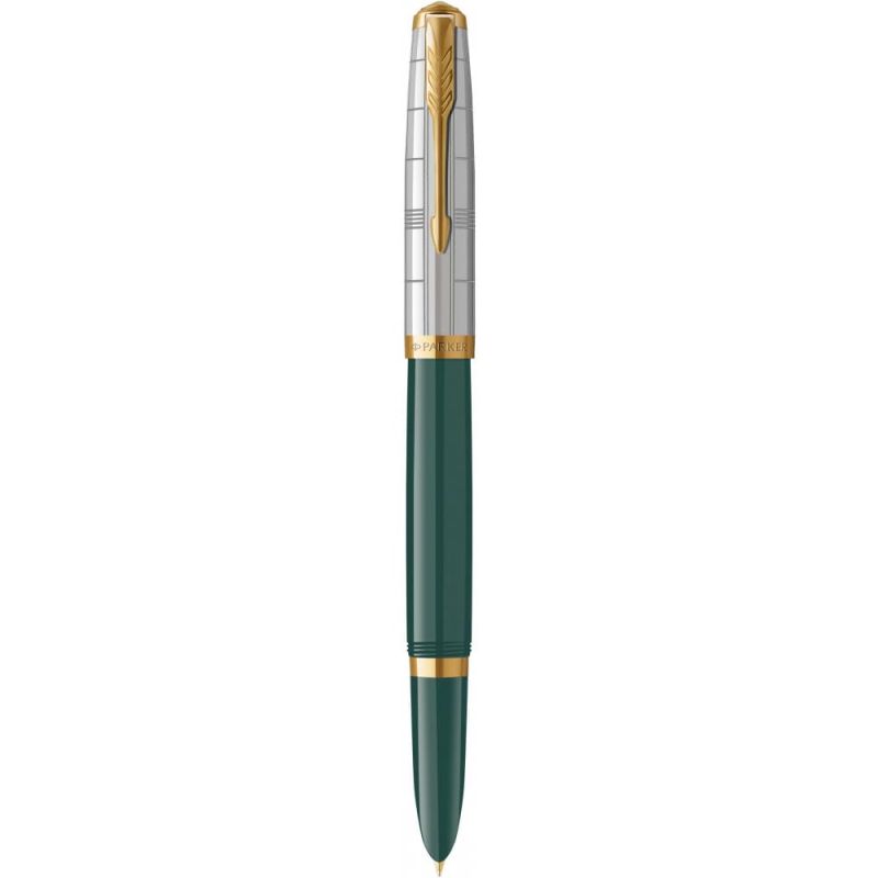Ручка перьевая Parker Parker 51 Premium Forest Green GT FP F в подар.футляре