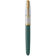 Ручка перова Parker Parker 51 Premium Forest Green GT FP F в подар.футлярі