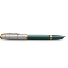 Ручка перова Parker Parker 51 Premium Forest Green GT FP F в подар.футлярі