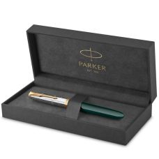 Ручка перова Parker Parker 51 Premium Forest Green GT FP F в подар.футлярі