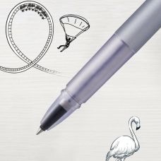 Ручка-роллер Parker Vector XL Metallic Silver Blue CT RB в подар.коробке