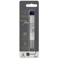 Стержни шариковые Parker QuinkFlow, размер M, 3 шт, черные, блистер