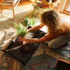 Складной садовый коврик для растений Fiskars