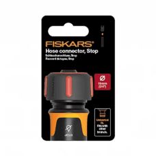Конектор для шлангу Fiskars 19 мм, 68 мм, аквастоп (1027081)