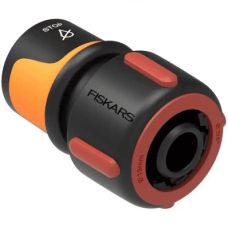 Коннектор для шланга Fiskars 19 мм, 68 мм, аквастоп (1027081)