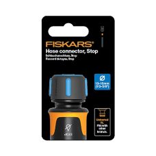 Конектор для шлангу Fiskars 15 мм, 68 мм, аквастоп (1027079)