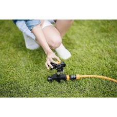 Дощувач Fiskars імпульсний, металевий, з механізмом увімк./вимк (1023658)