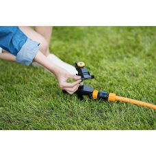 Дощувач Fiskars імпульсний, металевий, з механізмом увімк./вимк (1023658)