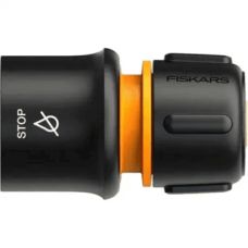 Коннектор для шланга Fiskars LB30 15 мм, 39 мм, аквастоп (1027083)