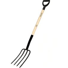 Вила садові з дерев'яною ручкою Fiskars Solid