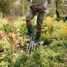 Вилы садовые Fiskars White