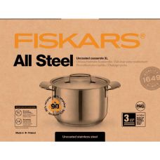 Кастрюля Fiskars All Steel, 3 л (1064751)