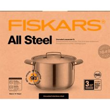Кастрюля Fiskars All Steel, 5 л (1064752)