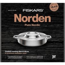 Жаровня Fiskars Norden Steel, 28 см (1067635)