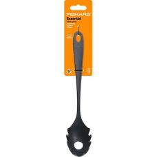 Ложка для спагетти Fiskars Essential, 28.5 см, черная (1065593)