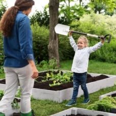 Лопата облегченная штыковая Fiskars White (1019605)