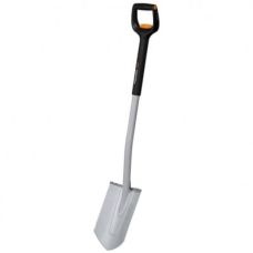 Лопата Fiskars Xact із закругленим лезом телескопічна (1066732)