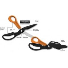 Багатофункціональні ножиці Fiskars Cuts+More 23 см леза з титановим покриттям (1000809)
