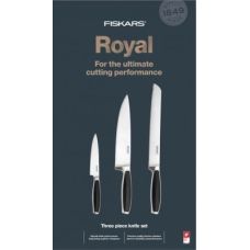 Набор кухонных ножей Fiskars Royal 3шт (1016464)