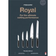 Набір кухонних ножів Fiskars Royal 5 шт (1020242)