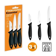 Набір ножів для чищення Fiskars Essential 3 шт (1023785)
