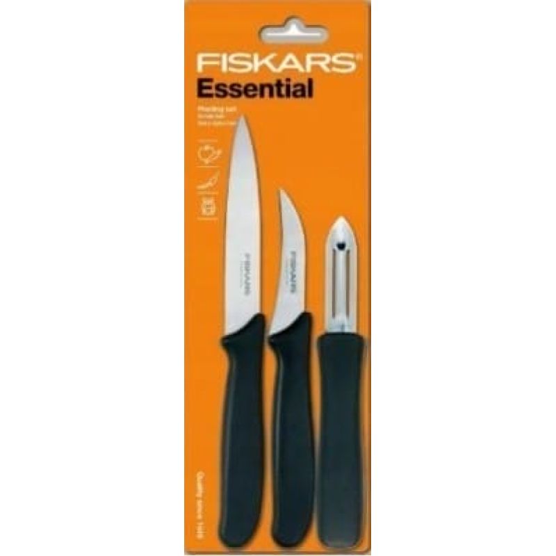 Набор ножей Fiskars Essential 3 шт (1024162)