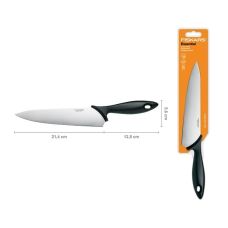 Профессиональный поварской нож Fiskars Essential Black 21 см (1023775)