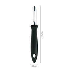 Кухонный нож для чистки овощей Fiskars Essential Black 6 см (1023786)