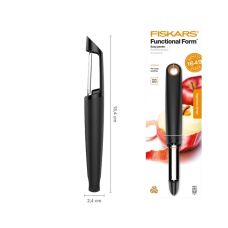 Овощечистка с подвижным лезвием  Fiskars Functional Form черная (1014419)
