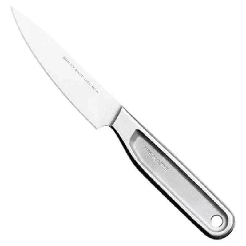 Нож для корнеплодов Fiskars All Steel, 10 см, серебристый (1062887)