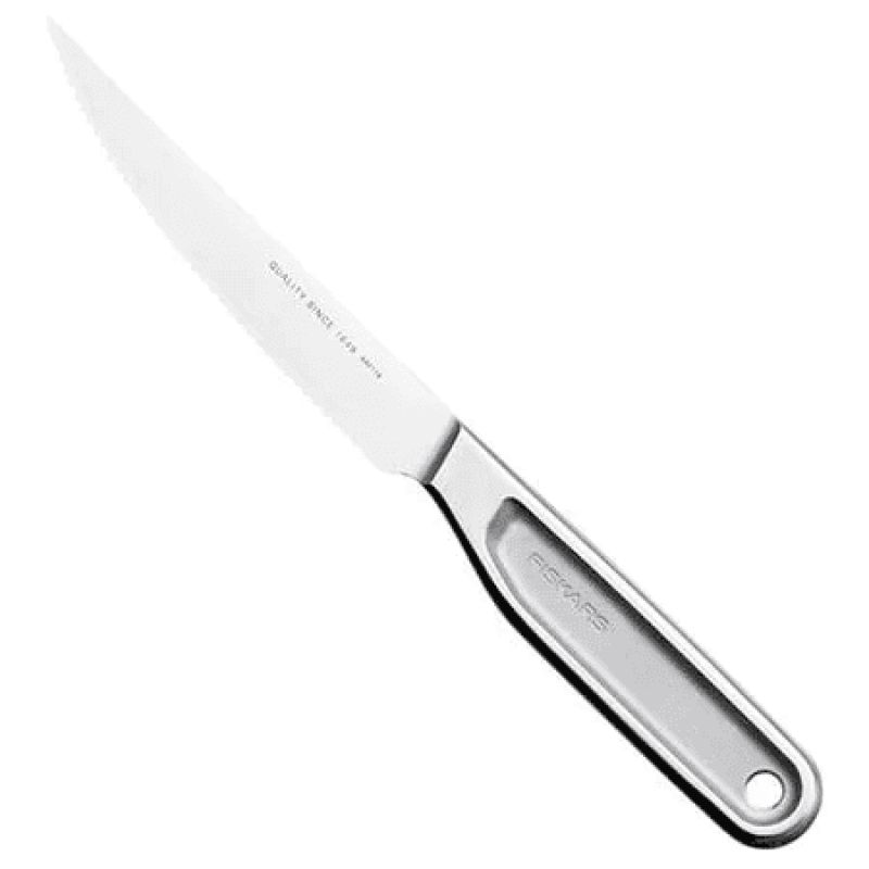 Нож для томатов Fiskars All Steel, 12 см, серебристый (1062888)