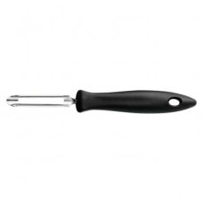 Кухонный нож Fiskars Essential Black с подвижным лезвием для чистки овощей 6 см, с черн. ручкой (1065586)