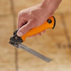 Пила універсальна складна Fiskars Pro PowerTooth 2 полотна (метал, дерево) 150 мм 13/24 TPI (1062934)