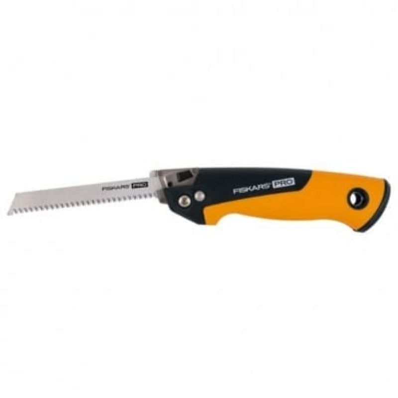 Пила универсальная складная Fiskars Pro PowerTooth 2 холста (металл, дерево) 150 мм 13/24 TPI (1062934)