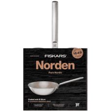 Сковорода WOK Fiskars Norden Steel, 28 см (1067636)