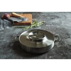 Сковорода с крышкой Fiskars Norden Steel 28 см (1026907)